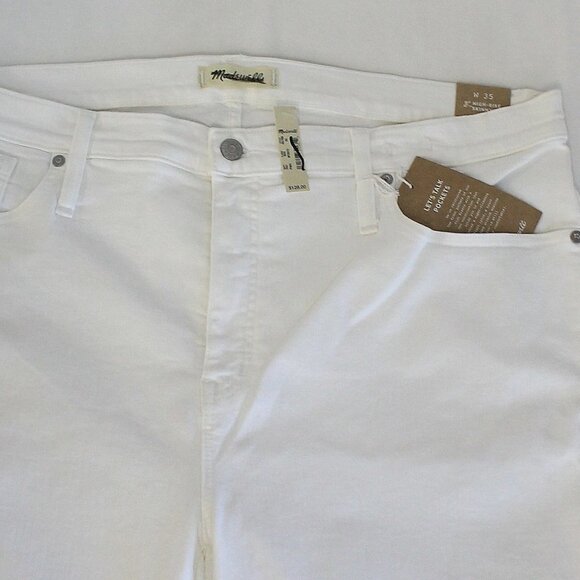 Madewell 9" Mid-Rise Skinny Jeans in Pure White - Picture 6 of 6